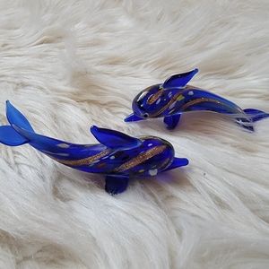 Dolphin Glass Home Decor